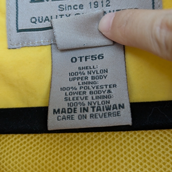 LL Bean Fisherman Mesh Lined Windbreaker Jacket Sz L Cinchable Men's Outdoor Y2K - Picture 4 of 16